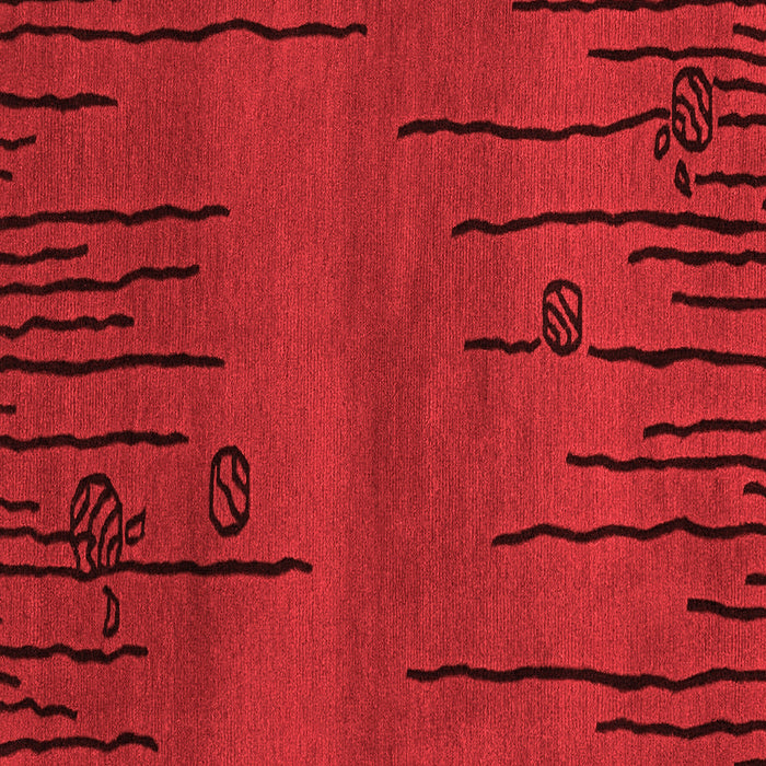 Machine Washable Abstract Red Modern Rug, wshabs3136red