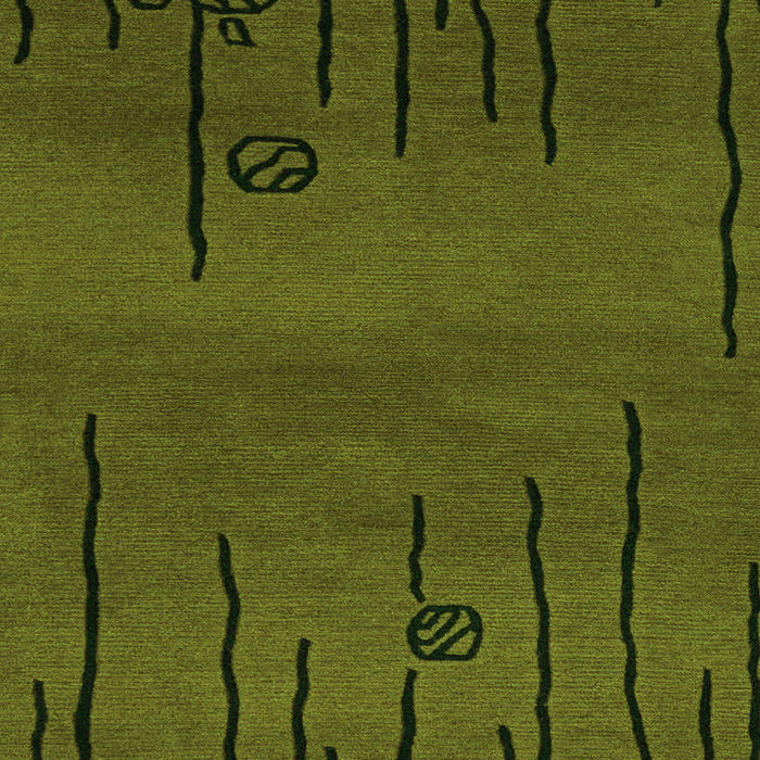 Machine Washable Abstract Green Modern Area Rugs, wshabs3136grn