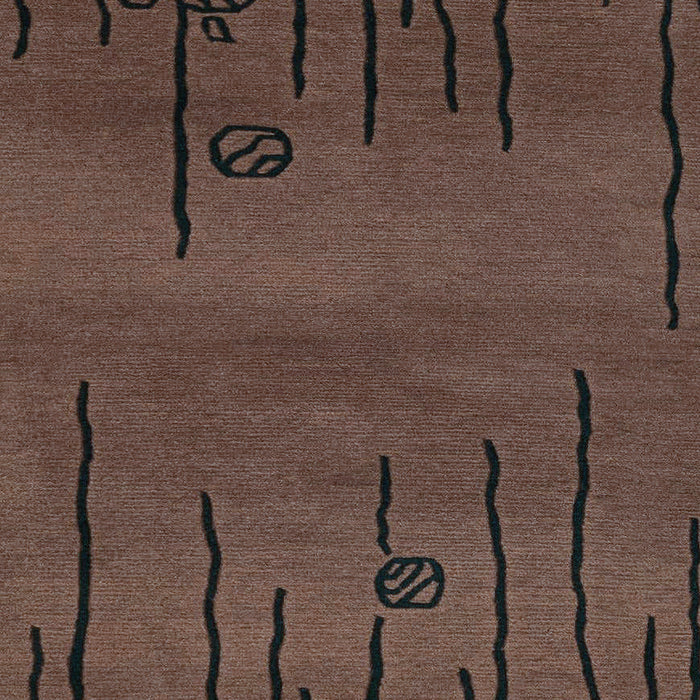 Abstract Light Blue Modern Rug, abs3136lblu