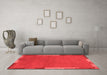 Modern Red Washable Rugs