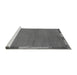 Sideview of Machine Washable Abstract Gray Modern Rug, wshabs3137gry