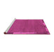 Sideview of Machine Washable Abstract Purple Modern Area Rugs, wshabs3137pur