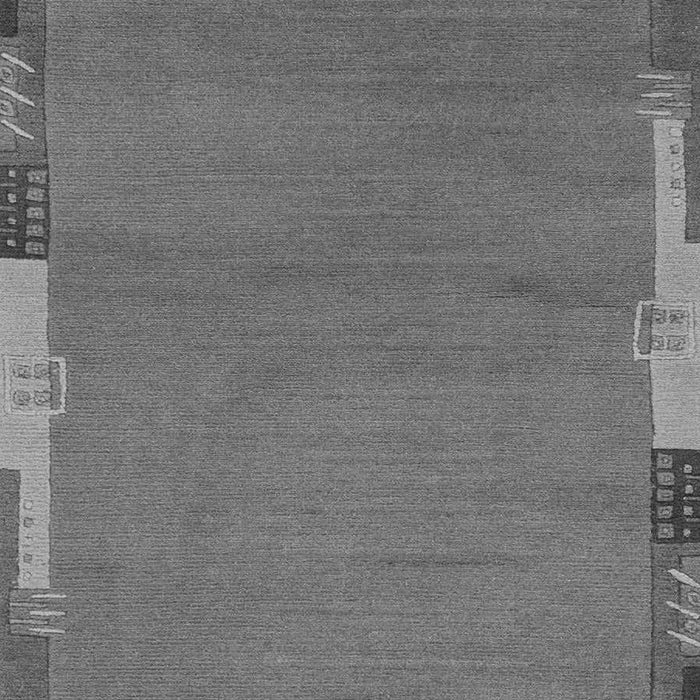 Machine Washable Abstract Gray Modern Rug, wshabs3137gry