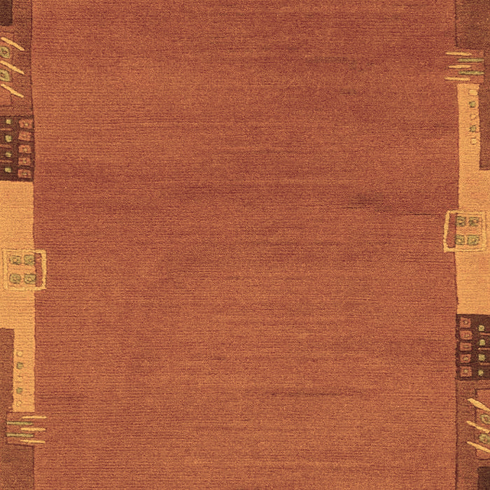 Abstract Brown Modern Rug, abs3137brn