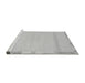 Sideview of Machine Washable Abstract Gray Modern Rug, wshabs3138gry