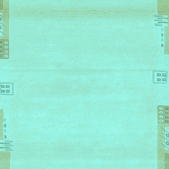Abstract Light Blue Modern Rug, abs3138lblu