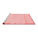 Modern Red Washable Rugs