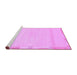 Sideview of Machine Washable Abstract Purple Modern Area Rugs, wshabs3138pur