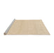 Sideview of Machine Washable Abstract Khaki Gold Rug, wshabs3139