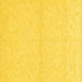 Square Solid Yellow Modern Rug, abs3139yw