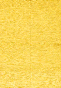 Solid Yellow Modern Rug, abs3139yw