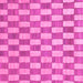 Square Abstract Pink Modern Rug, abs313pnk