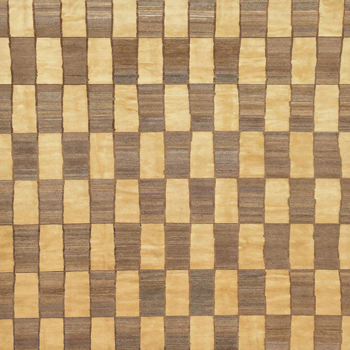 Square Abstract Orange Modern Rug, abs313