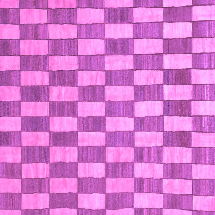 Square Machine Washable Abstract Purple Modern Area Rugs, wshabs313pur
