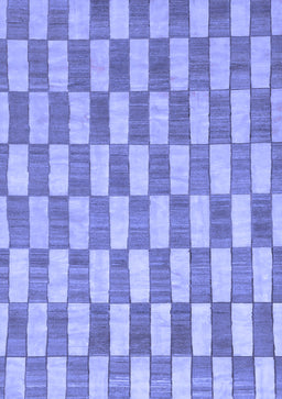 Abstract Blue Modern Rug, abs313blu