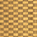 Square Abstract Brown Modern Rug, abs313brn