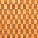 Square Abstract Orange Modern Rug, abs313org