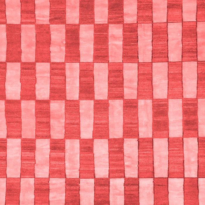 Machine Washable Abstract Red Modern Rug, wshabs313red