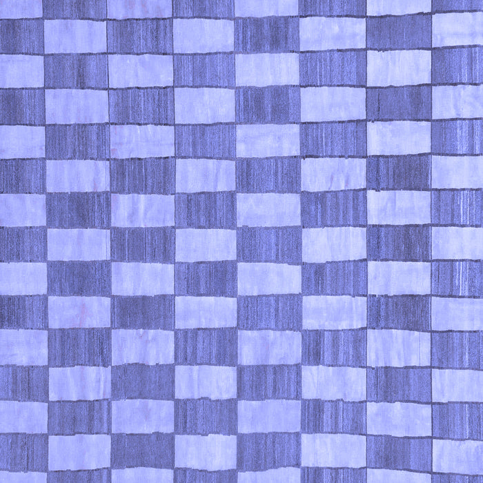 Square Abstract Blue Modern Rug, abs313blu