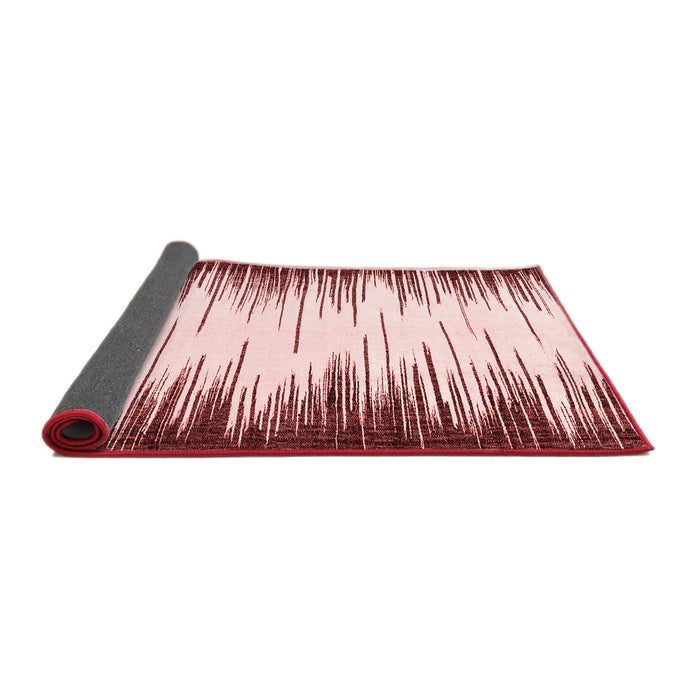 Abstract Red Modern Area Rugs