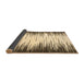 Sideview of Abstract Brown Modern Rug, abs3140brn