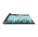 Sideview of Abstract Light Blue Modern Rug, abs3140lblu