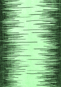 Abstract Emerald Green Modern Rug, abs3140emgrn