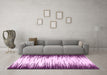 Machine Washable Abstract Pink Modern Rug in a Living Room, wshabs3140pnk