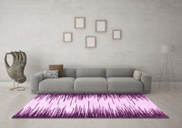 Machine Washable Abstract Pink Modern Rug, wshabs3140pnk