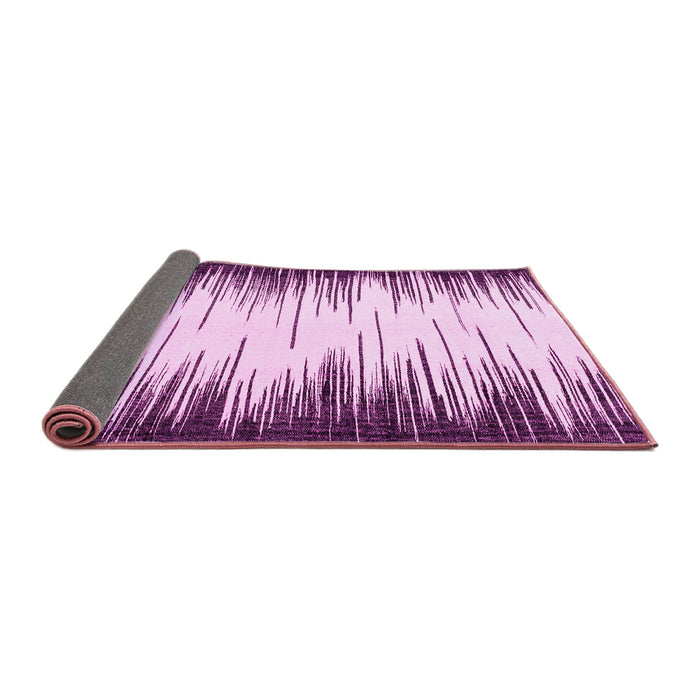 Sideview of Abstract Pink Modern Rug, abs3140pnk
