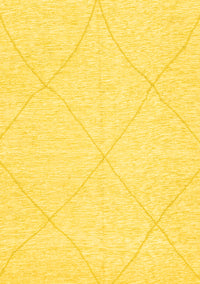 Solid Yellow Modern Rug, abs3141yw