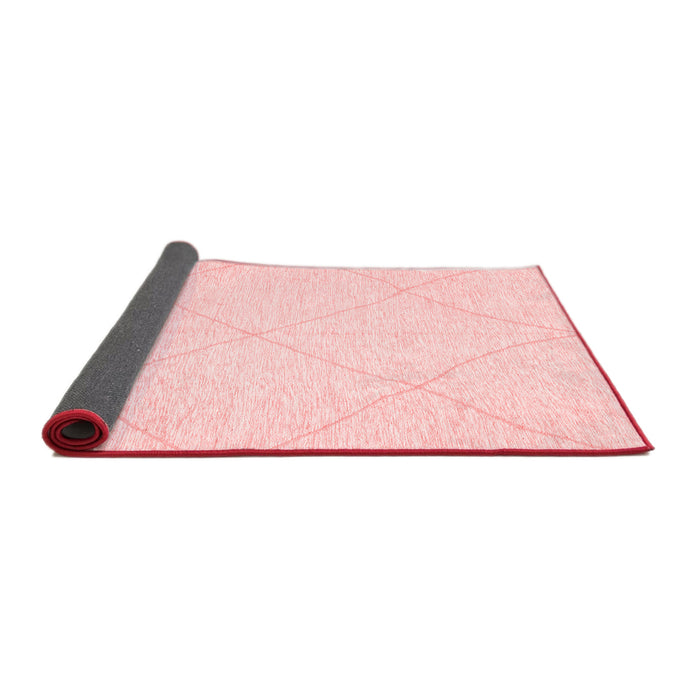 Solid Red Modern Area Rugs