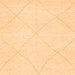 Square Solid Orange Modern Rug, abs3141org