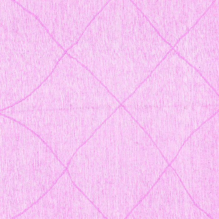 Square Solid Pink Modern Rug, abs3141pnk