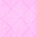 Square Solid Pink Modern Rug, abs3141pnk