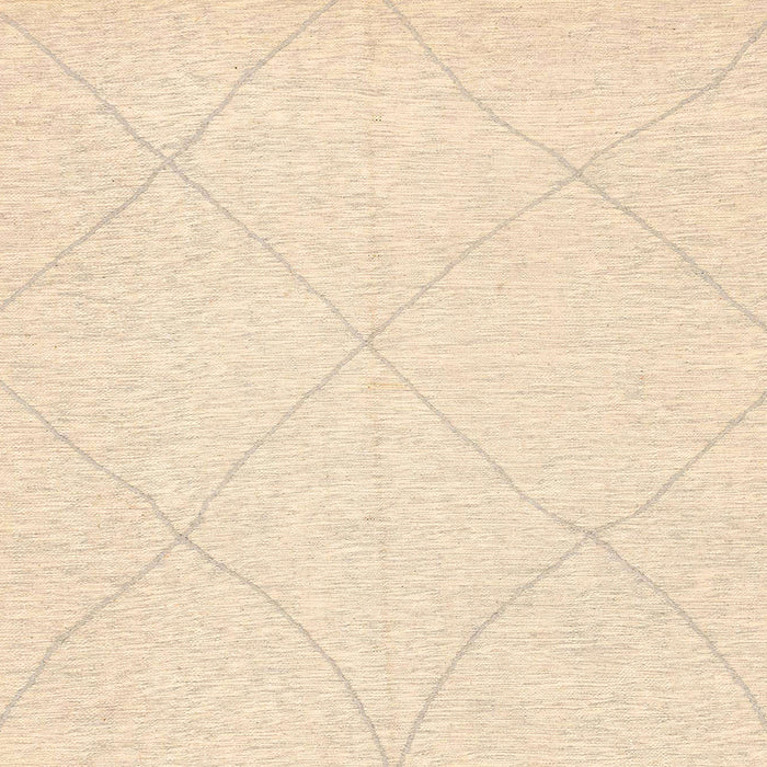 Square Machine Washable Abstract Pastel Orange Rug, wshabs3141