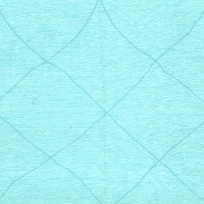 Square Machine Washable Solid Light Blue Modern Rug, wshabs3141lblu