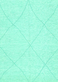 Solid Turquoise Modern Rug, abs3141turq