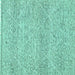 Square Machine Washable Abstract Turquoise Modern Area Rugs, wshabs3142turq