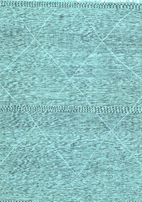 Abstract Light Blue Modern Rug, abs3142lblu