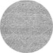 Round Abstract Gray Modern Rug, abs3142gry