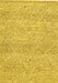 Abstract Yellow Modern Rug, abs3142yw