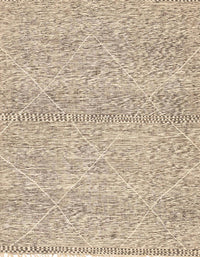 Machine Washable Abstract Dark Almond Brown Rug, wshabs3142