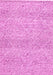 Machine Washable Abstract Pink Modern Rug, wshabs3142pnk