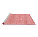 Modern Red Washable Rugs