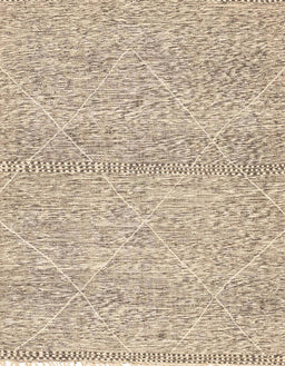 Abstract Dark Almond Brown Modern Rug, abs3142