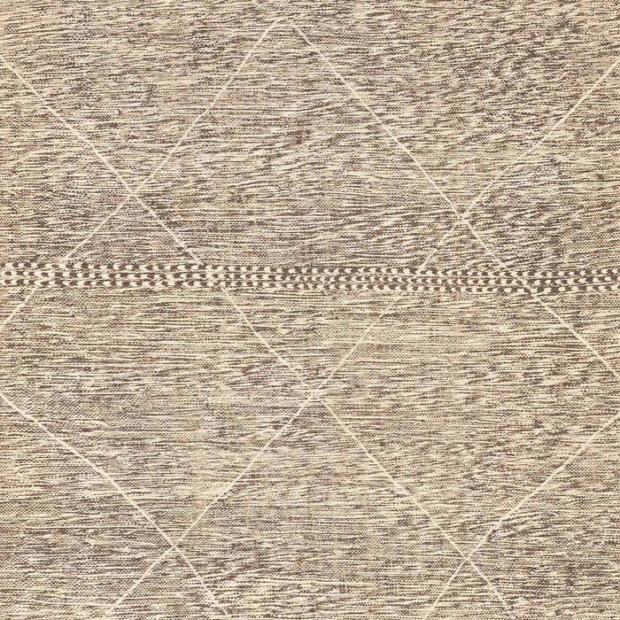 Abstract Dark Almond Brown Modern Rug, abs3142