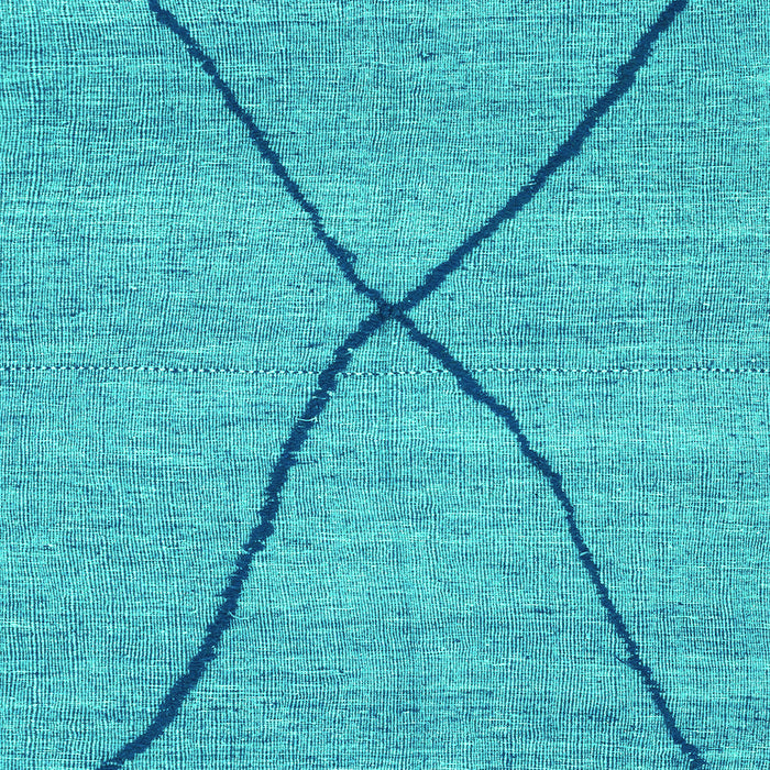 Abstract Turquoise Modern Rug, abs3143turq