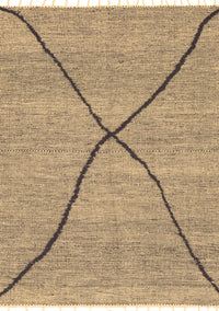 Abstract Brown Modern Rug, abs3143brn