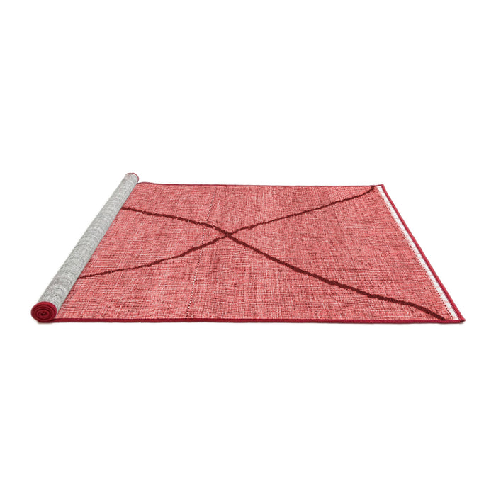 Modern Red Washable Rugs